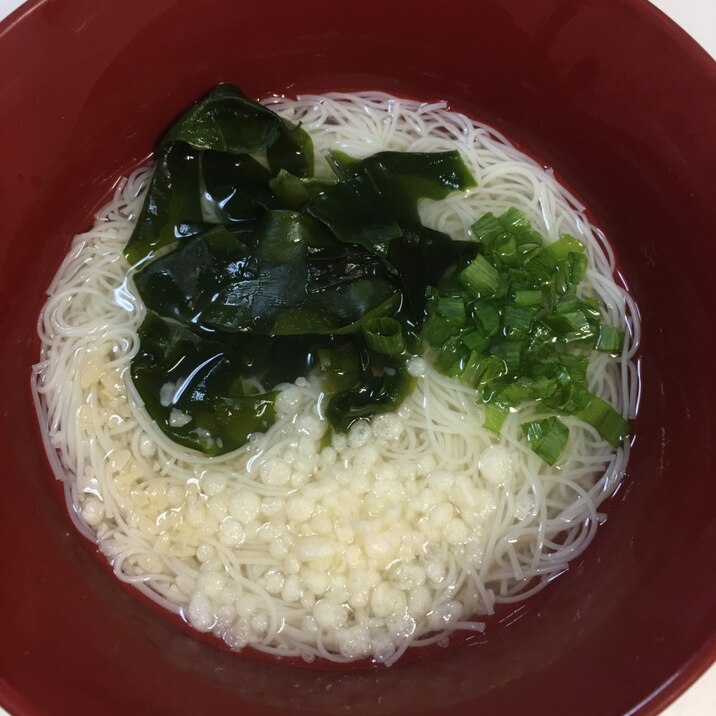塩麹にゅうめん